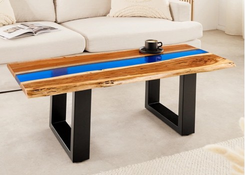 Diivanilaud LIQUID akaatsia / sinine, 110x50xH45 cm