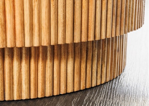 Diivanilaud TRES CHIC marmor / mango, D60xH40 cm