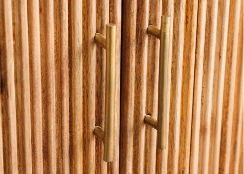 Kummut TRES CHIC marmor / mango, 70x40xH76 cm