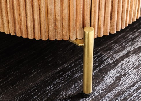 Kummut TRES CHIC marmor / mango, 70x40xH76 cm