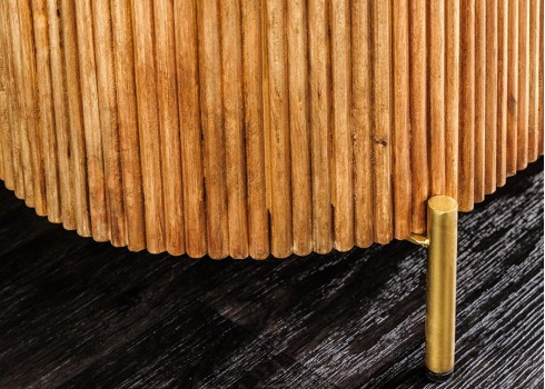 Kummut TRES CHIC marmor / mango, 102x43xH76 cm