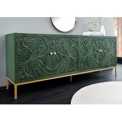 Kummut PEACOCK roheline, 175x38xH76 cm