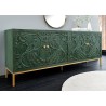 Kummut PEACOCK roheline, 175x38xH76 cm