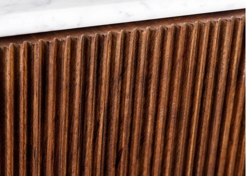 Tv-alus GATSBY pruun / valge, 170x45xH45 cm