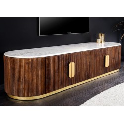 Tv-alus GATSBY pruun / valge, 170x45xH45 cm