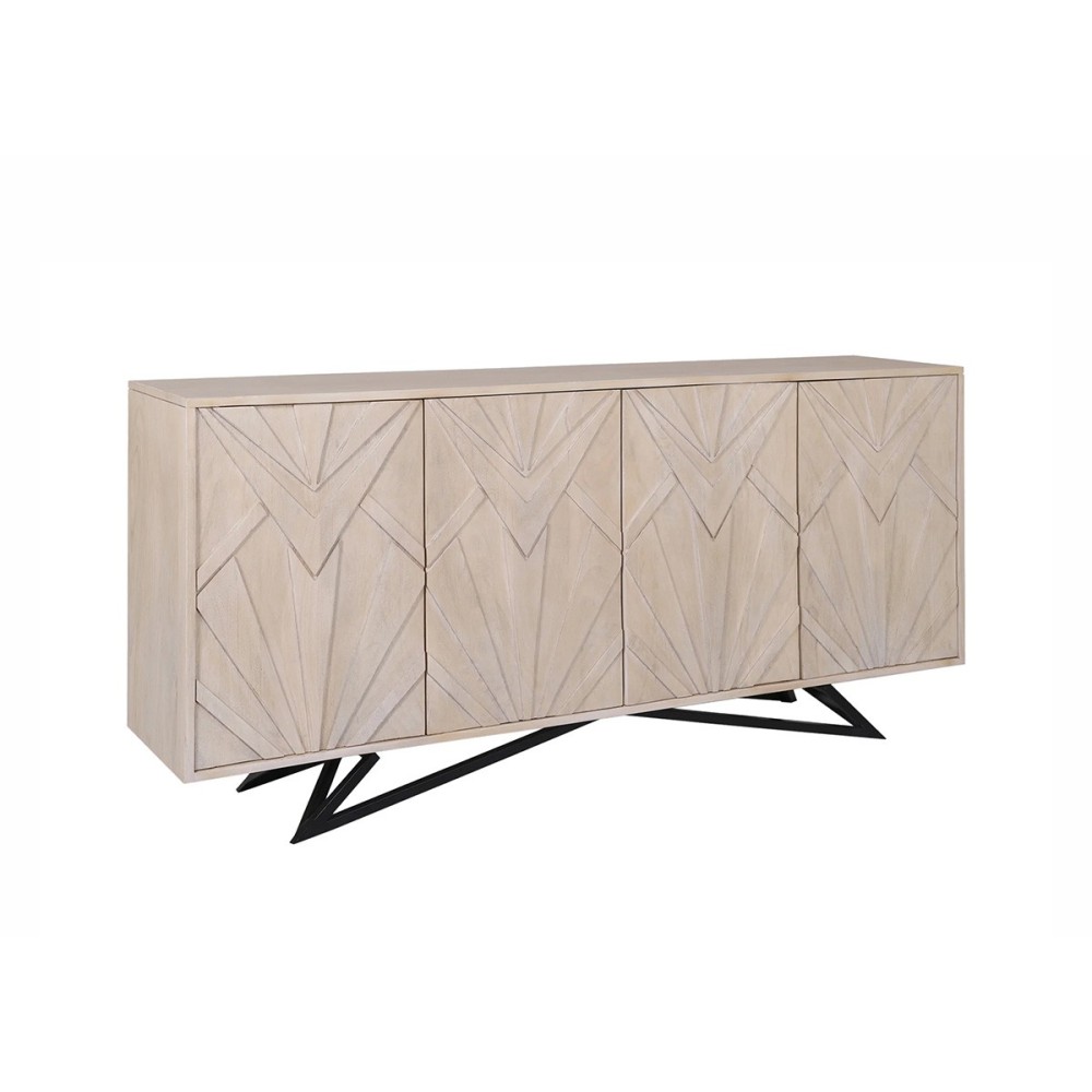 Kummut METROPOLITAN hele puit, 170x38xH80 cm