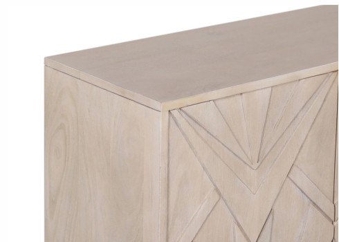 Kummut METROPOLITAN hele puit, 170x38xH80 cm