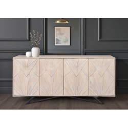 Kummut METROPOLITAN hele puit, 170x38xH80 cm