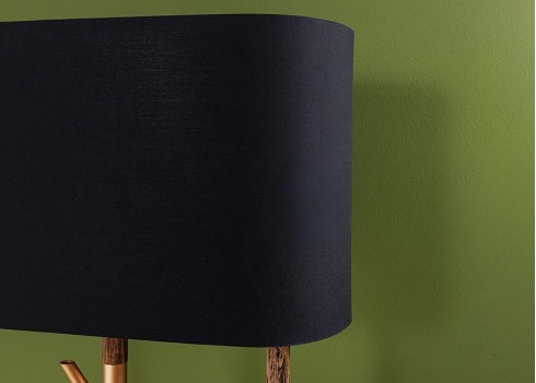 Põrandavalgusti nagiga WARDROBE pruun / kuldne, 70x20xH150 cm