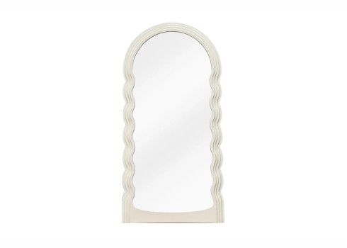 Peegel WAVE valge, 80x4xH160 cm