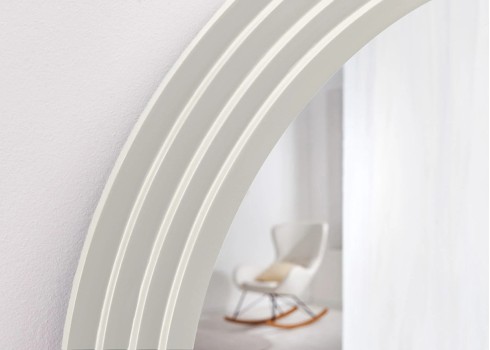 Peegel WAVE valge, 80x4xH160 cm