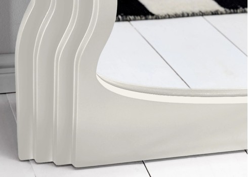 Peegel WAVE valge, 80x4xH160 cm