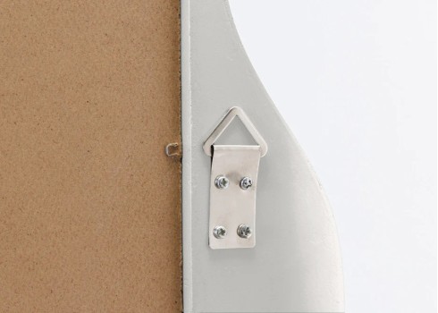 Peegel CURVY valge, 70x5xH160 cm