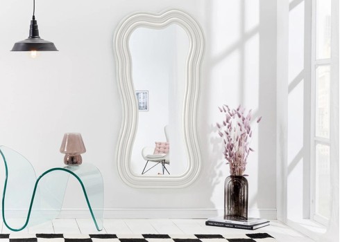 Peegel ALICE valge, 52x3xH100 cm