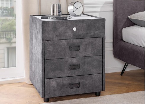 Öökapp valgustusega PARIS hall, 45x45xH55 cm