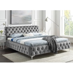 Voodi MODERN BAROQUE hall, magamistoamööbel, voodid, 180x200 voodi