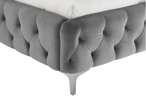 Voodi MODERN BAROQUE hall, magamistoamööbel, voodid, 180x200 voodi