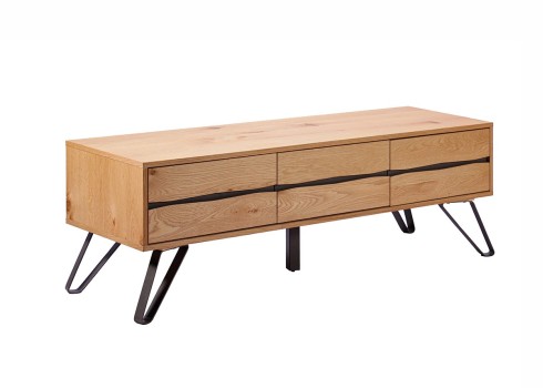 Tv-alus LIVING EDGE metsik tamm, 160x40xH50 cm