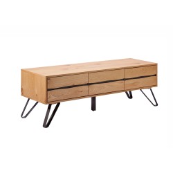 Tv-alus LIVING EDGE metsik tamm, 160x40xH50 cm