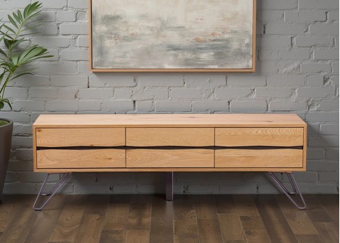 Tv-alus LIVING EDGE metsik tamm, 160x40xH50 cm