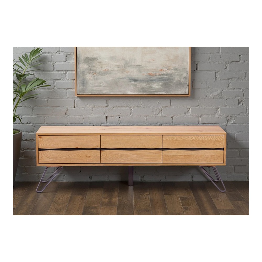 Tv-alus LIVING EDGE metsik tamm, 160x40xH50 cm