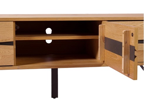 Tv-alus LIVING EDGE metsik tamm, 160x40xH50 cm