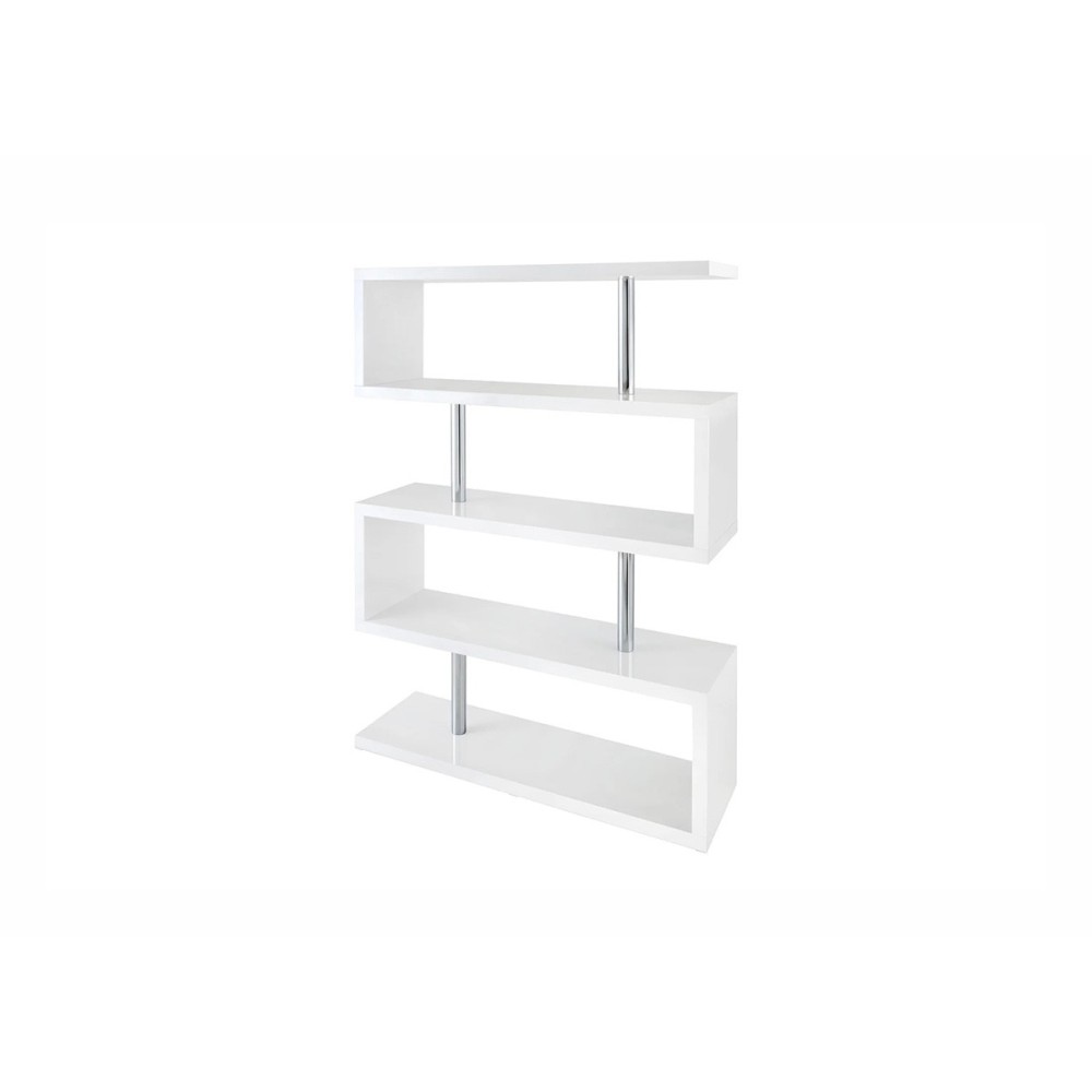 Riiul SNAKE valge, 120x35xH165 cm