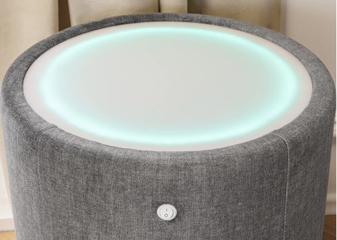 Öökapp valgustusega SIGNUM hall, 45x45xH55 cm