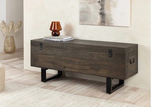 Pink FACTORY LOFT pruun, 115x35xH47 cm