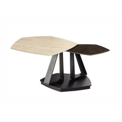 Diivanilaud MOVEMENT naturaalne / pruun, 130x80xH44 cm