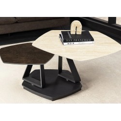 Diivanilaud MOVEMENT naturaalne / pruun, 130x80xH44 cm