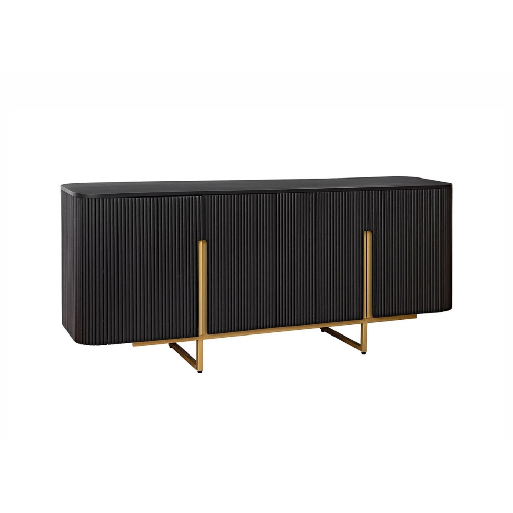 Kummut GATSBY must / kuldne, 160x40xH75 cm