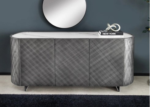 Kummut REFLECTION antratsiit, 150x44xH75 cm