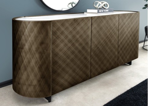 Kummut REFLECTION pronks, 150x44xH75 cm