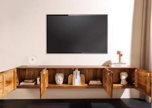 Tv-alus SCORPION mango, 200x33xH35 cm