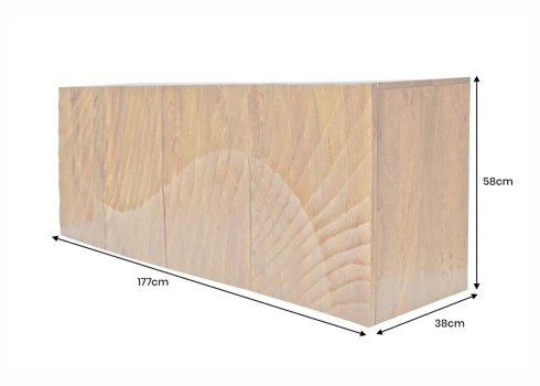 Kummut SCORPION mango, 177x38xH58 cm