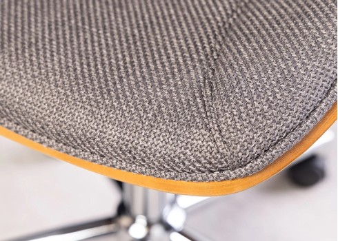 Kontoritool MANHATTAN pruun / hall, 64x74xH113-123 cm