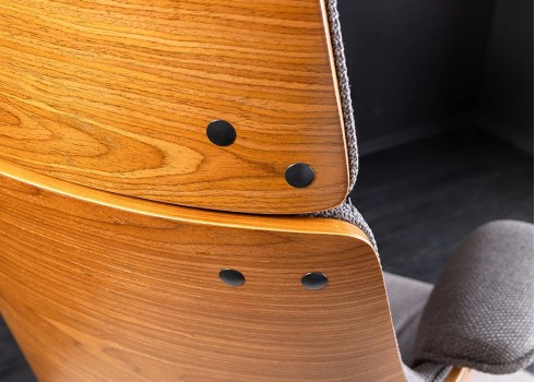 Kontoritool MANHATTAN pruun / hall, 64x74xH113-123 cm