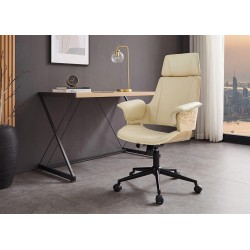 Kontoritool MANHATTAN pruun / beež, 64x74xH113-123 cm