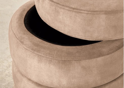 Tumba panipaigaga VOQUE beež, 41x41xH49 cm