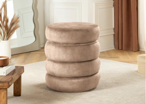 Tumba panipaigaga VOQUE beež, 41x41xH49 cm