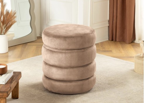 Tumba panipaigaga VOQUE beež, 41x41xH49 cm