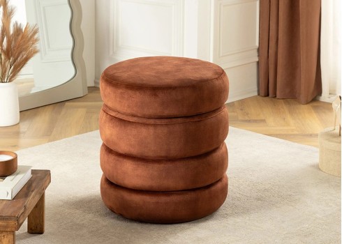 Tumba panipaigaga VOQUE pruun, 41x41xH49 cm