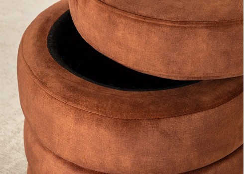 Tumba panipaigaga VOQUE pruun, 41x41xH49 cm