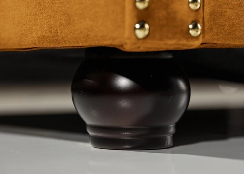 Diivan CHESTERFIELD kollane, 205x87xH73 cm