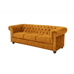 Diivan CHESTERFIELD kollane, 205x87xH73 cm