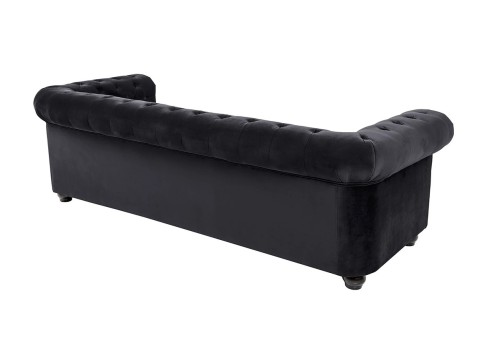 Diivan CHESTERFIELD must, 205x87xH73 cm