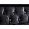 Diivan CHESTERFIELD must, 205x87xH73 cm