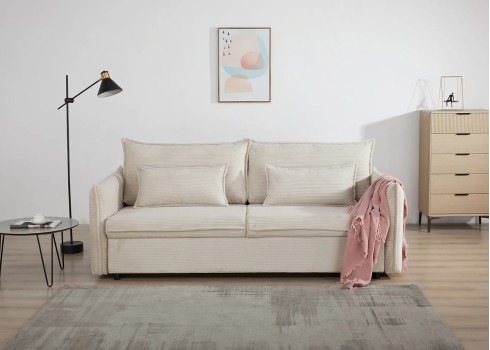 Diivanvoodi APARTMENT beež, 215x100xH90 cm