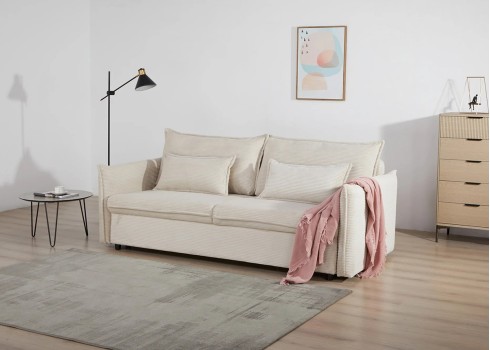 Diivanvoodi APARTMENT beež, 215x100xH90 cm